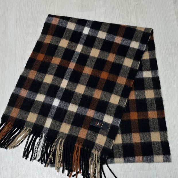 닥스 daks 캐시미어 함유 체크 머플러