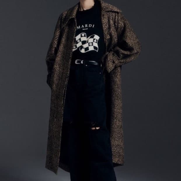 마르디메크르디 레오파드 코트