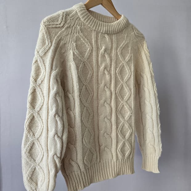 Giovanni 울100% 케이블 니트