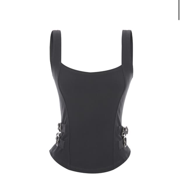 Orchid buckle vest 003