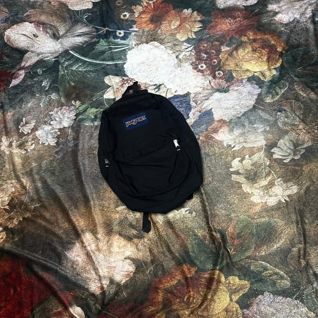 잔스포츠 빈티지 블랙백팩