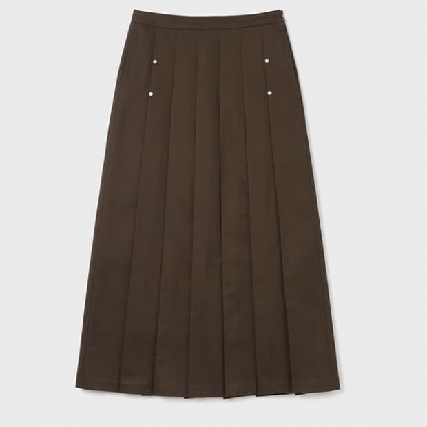 버뮬라 Maxi pleats skirt