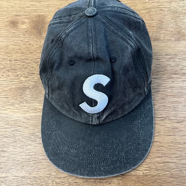 슈프림 S로고 피그먼트 볼캡 23SS