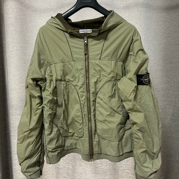 05S 스톤아일랜드 아카이브 컷팅 디테일 폴리 집업 (XL)