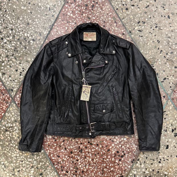 70s Excelled 더블라이더 자켓 (42)