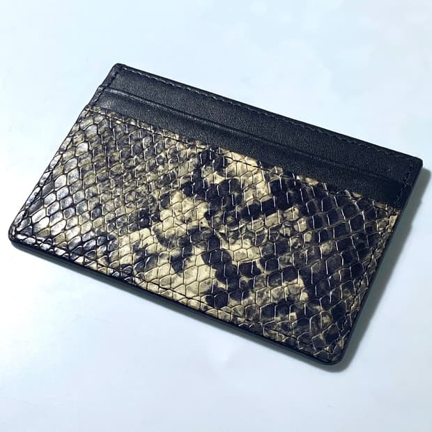 [정품] DAKS 닥스 스네이크 파이톤 소가죽 카드지갑