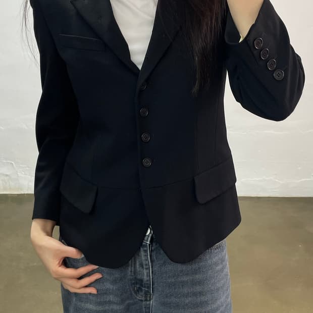 폴스미스 여성 자켓 블랙 42사이즈