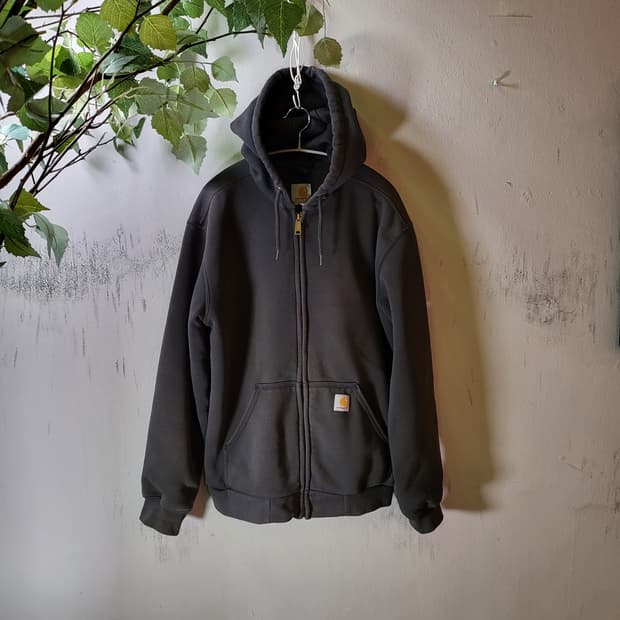 칼하트 레인 디펜더 후드 집업 (S)