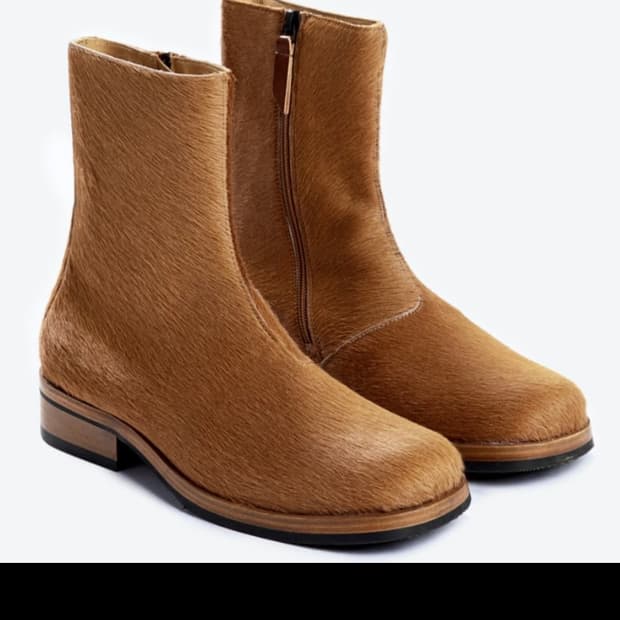 카미온부츠 송치 판매 Caramel Hair On Hide (40사이즈)