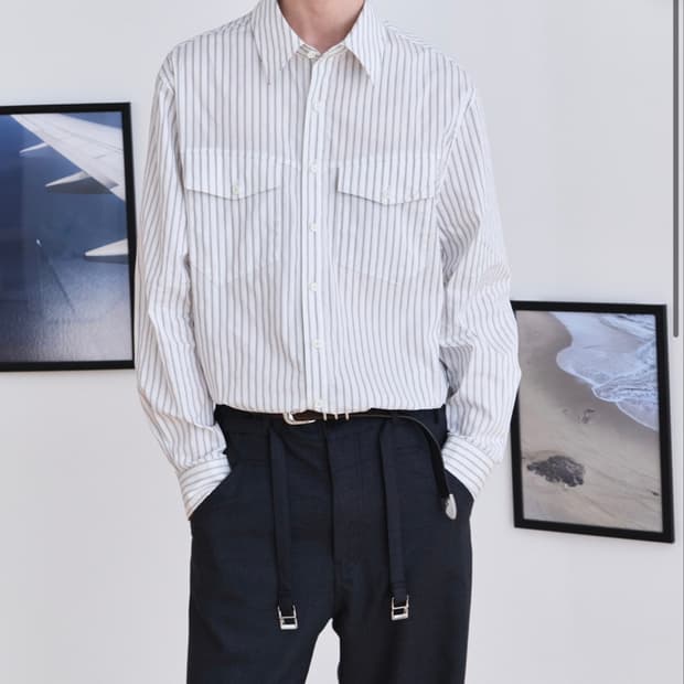 웨이비니스 horizon stripe shirts
