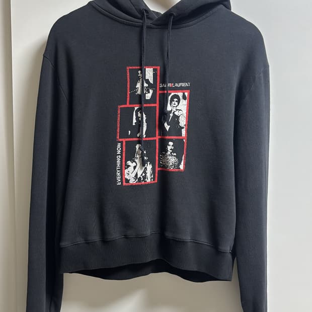 생로랑 18FW 에브리띵 나우 후드티 s사이즈