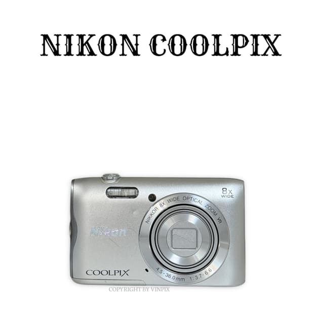 |Wifi,소프트포커스🩶| 니콘 쿨픽스 a300 디지털 카메라 디카