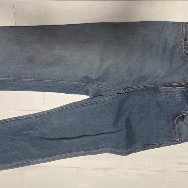 버버리 청바지 배색 