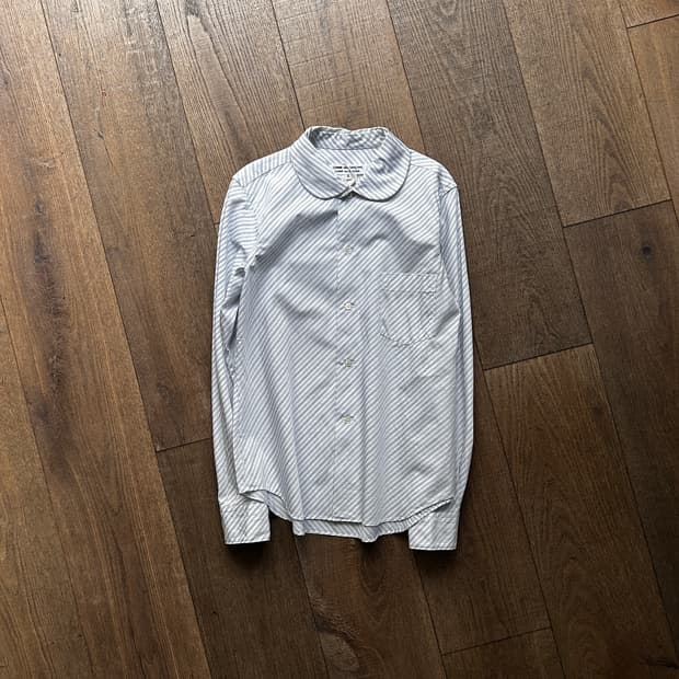 Diagonal Stripe Texture Blouse