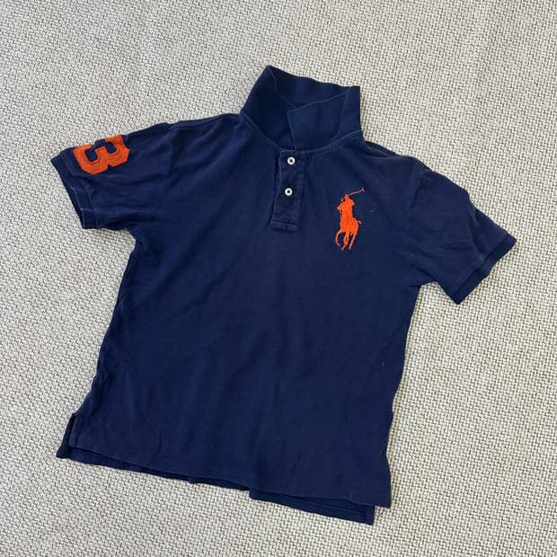 M 폴로랄프로렌 키즈 빅포니 카라 티0408D