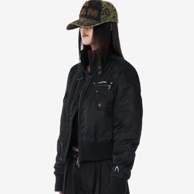 아캄 하이넥 봄버 자켓