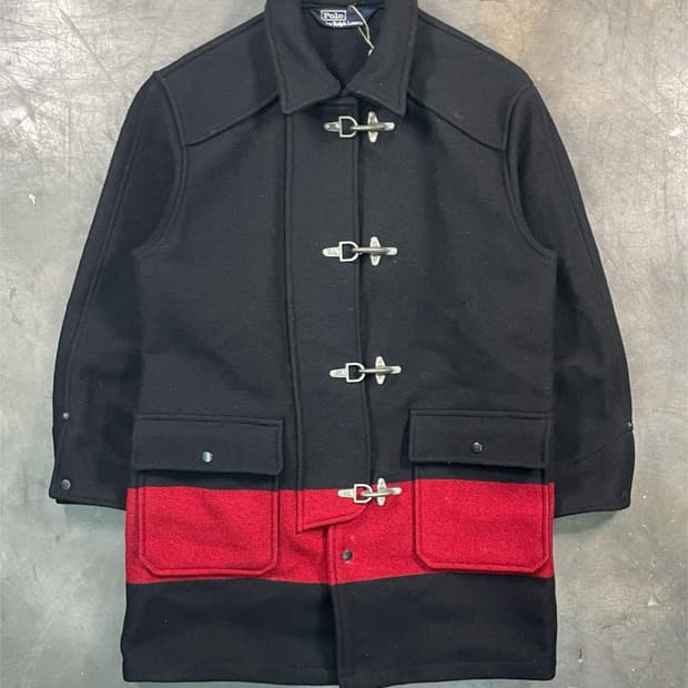 폴로 파이어맨 울 코트