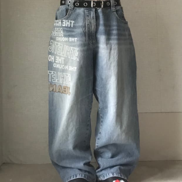 빈티지 00s 힙합 데님팬츠