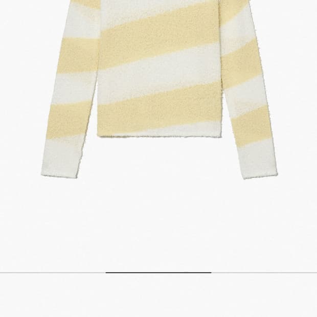 기준  Oblique Knit Pullover (M)