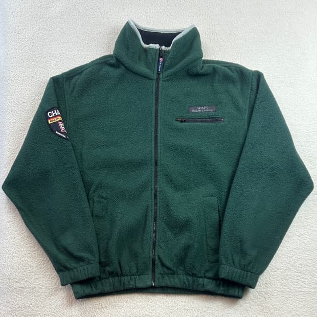 참스 로고 후리스