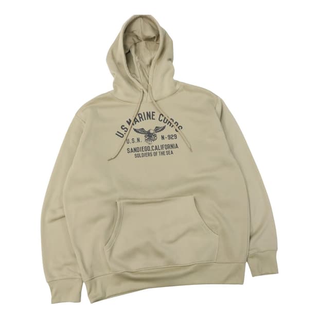 BARCEDOS 바르세도스 미해병 밀리터리 베이지 후드 
