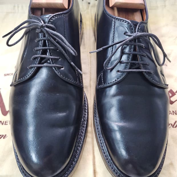 알든 9901 블랙 코도반 더비 8D 사이즈