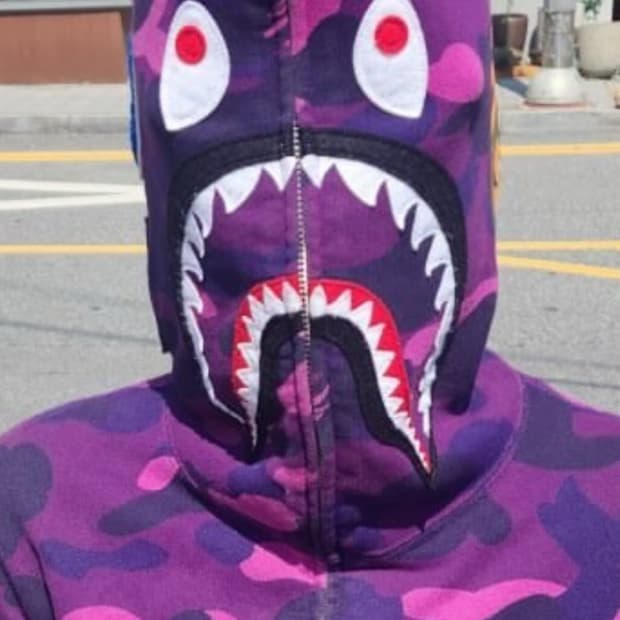 베이프 후드집업