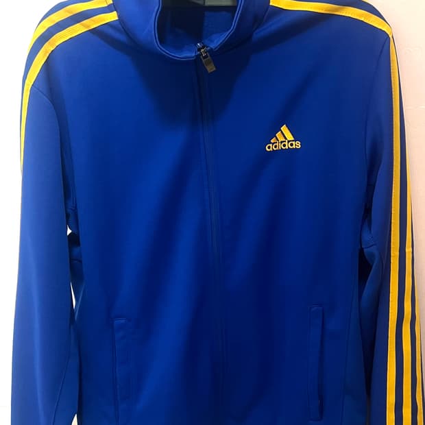 아디다스 트랙탑 져지 블루 옐로우 (100)