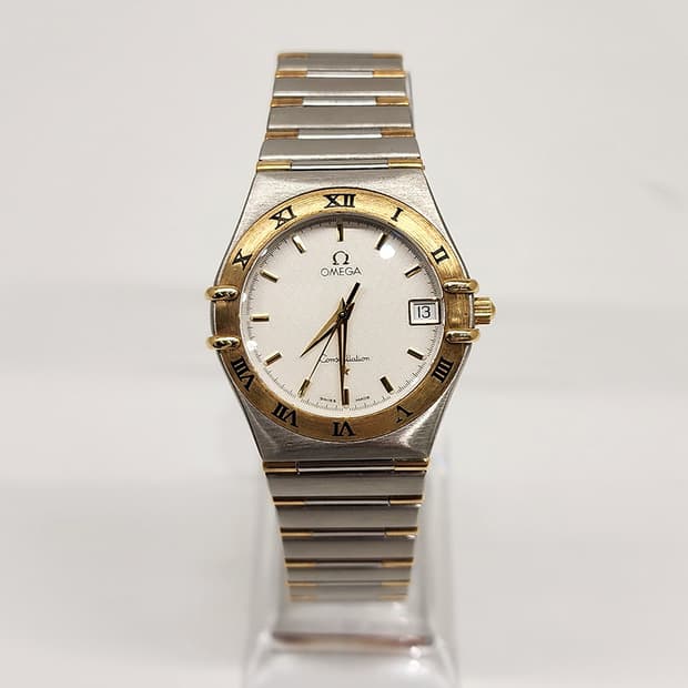 오메가 1312.30 콤비 하프바 컨스틸레이션 쿼츠 34mm