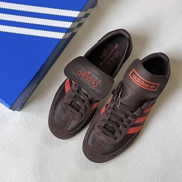 아디다스 스페지알 핸드볼 브라운 컬리지에이트 오렌지 230