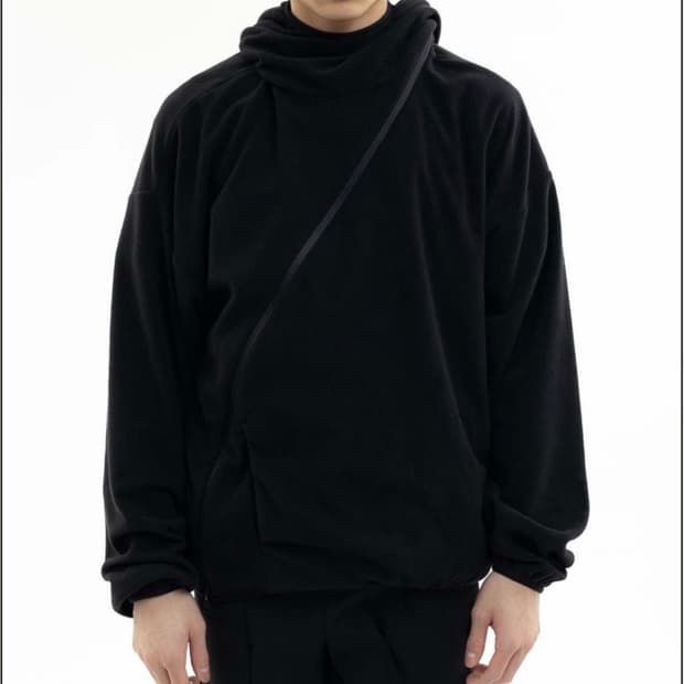 Paf 파프 5.1 hoodie center black M사이즈