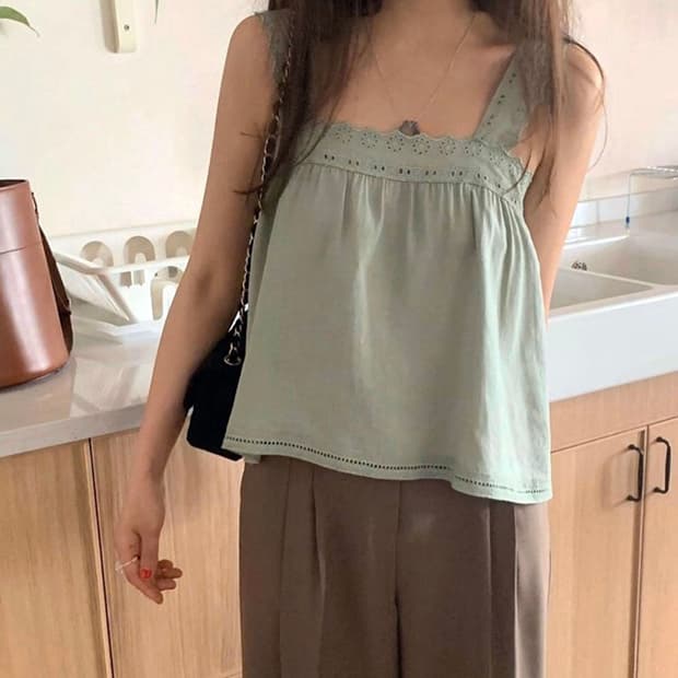 메이비베이비 디어리스트 뷔스티에 레이스탑 55-66 새상품