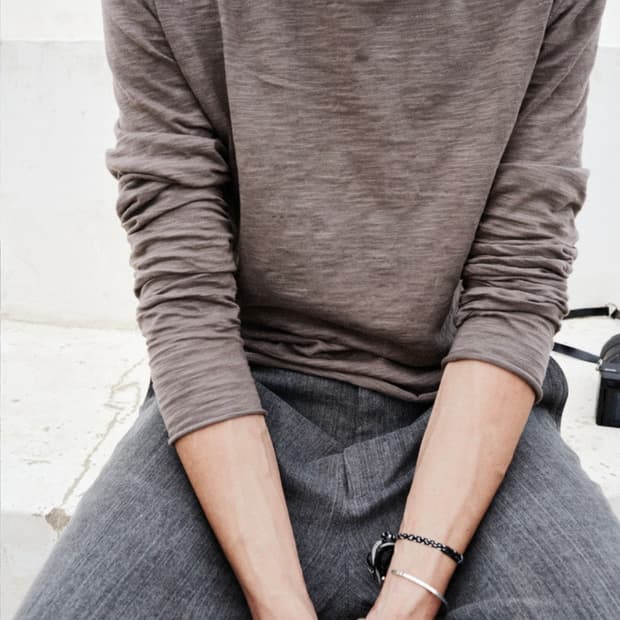Textured Roll Long Sleeve