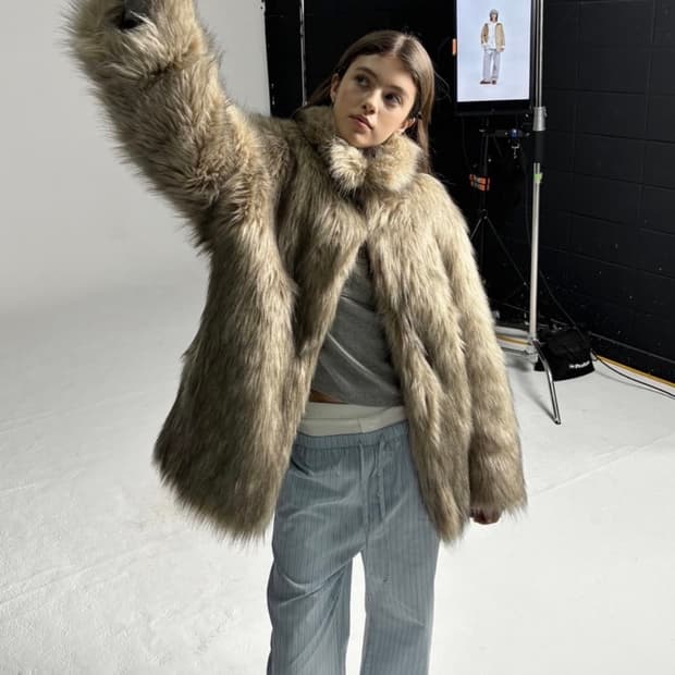 에프터아워즈 퍼자켓 1사이즈