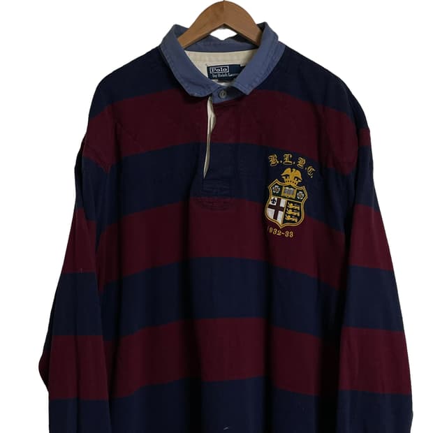 폴로 자수 럭비티 3xl
