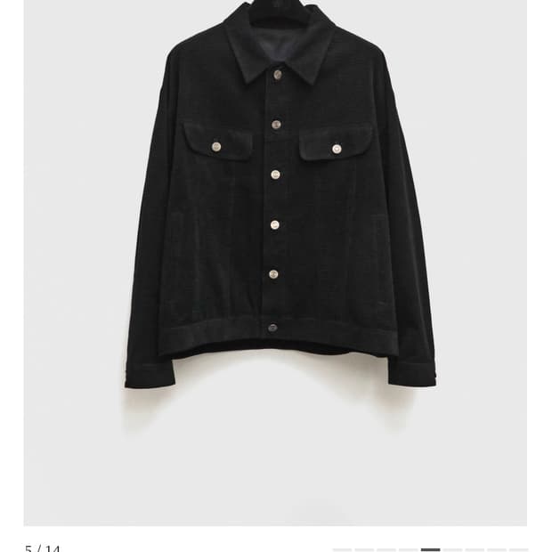 삽니다)유스 코듀로이 텍스쳐 트러커 L