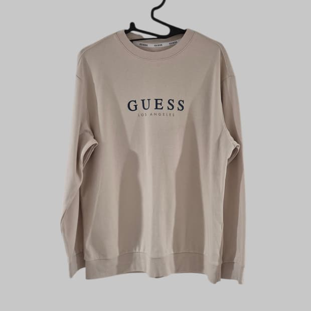 게스 스웻 맨투맨 팬츠 세트 남여공용