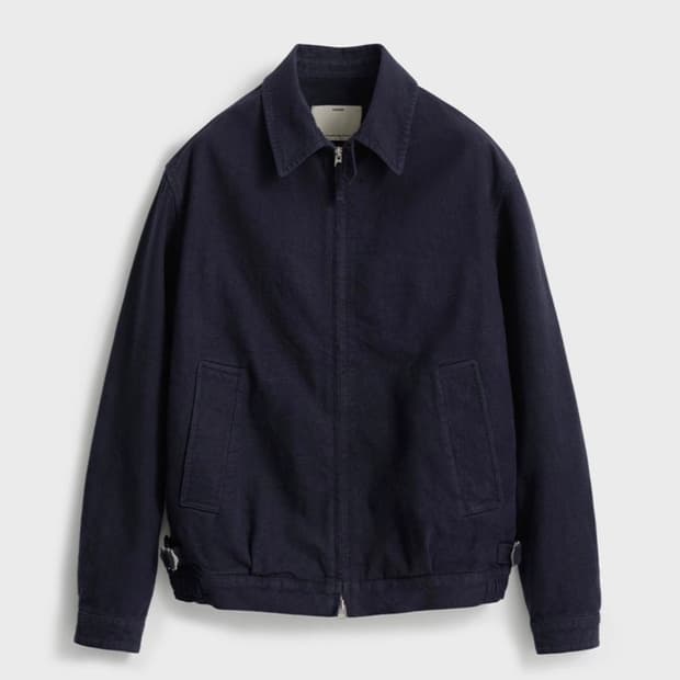 [4] 포터리 코튼 린넨 스윙탑 블루종 다크 네이비