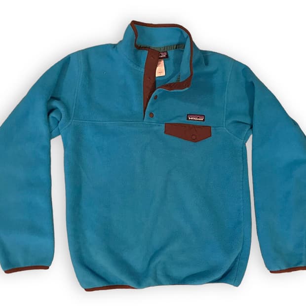 10s 파타고니아 신칠라 스냅-T 블루/브라운