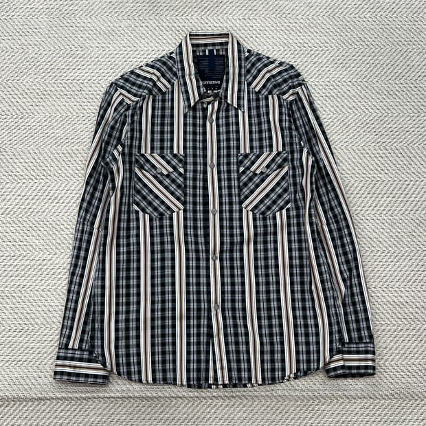논네이티브 체크셔츠 r2323