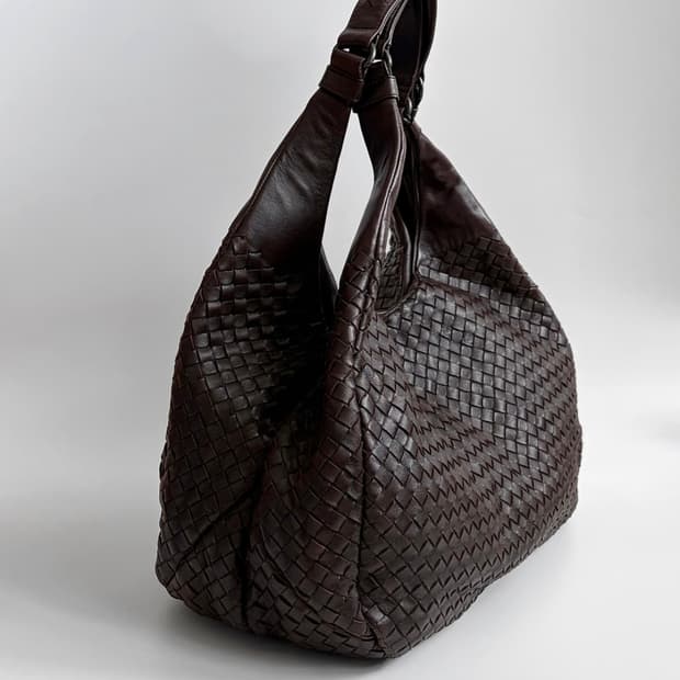 보테가 베네타 호보백 초콜릿