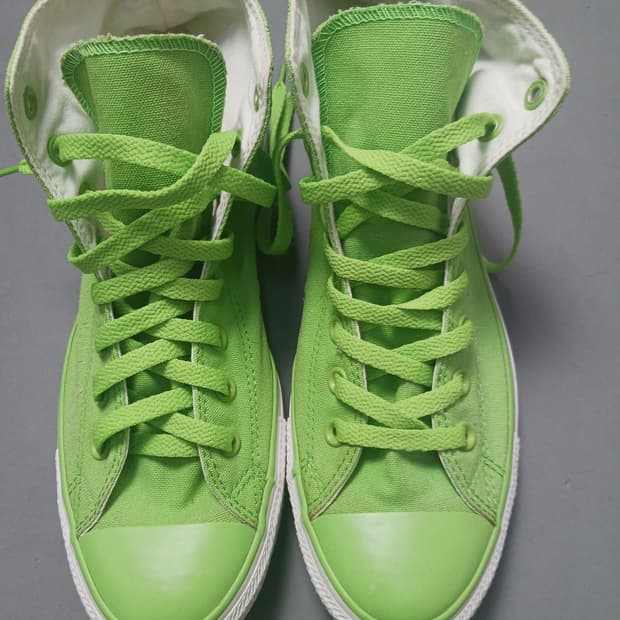 [270] 컨버스 척테일러 하이 라임그린 운동화