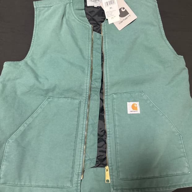 정품새제품 칼하트 WIP 조끼 베스트 워크웨어 