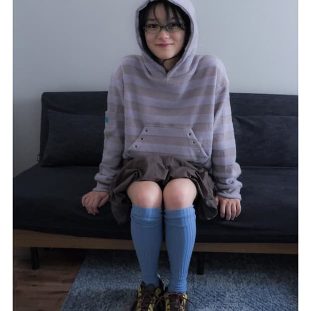 인앤양인하모니 Brushed hoodie, light purple