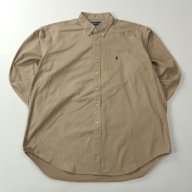 CA107 XL 폴로 빅사이즈 90s 베이지 셔츠 남방