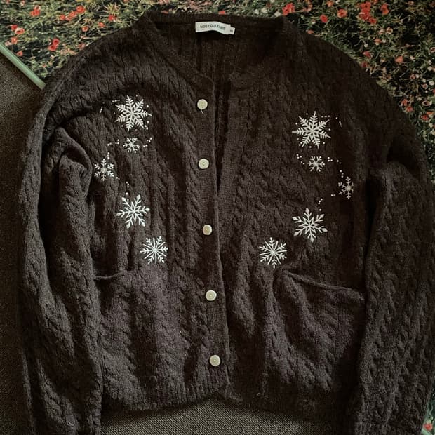 스노우 블라썸 가디건