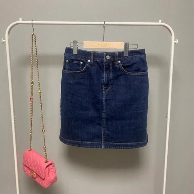 맥킨토시 필로소피 데님 청치마 38