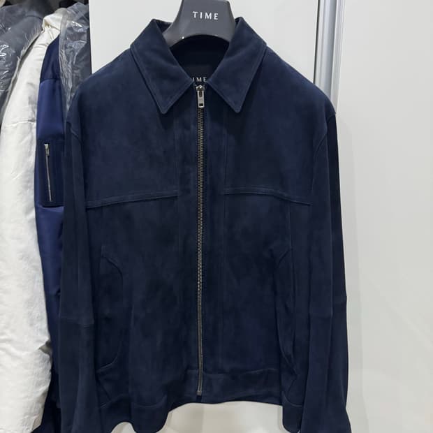 타임옴므 스웨이드 집업 점퍼 105