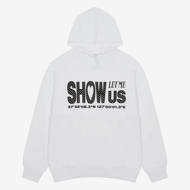 러브이즈트루 SH SHOW US DOT HOODIE 도트 후드티셔츠