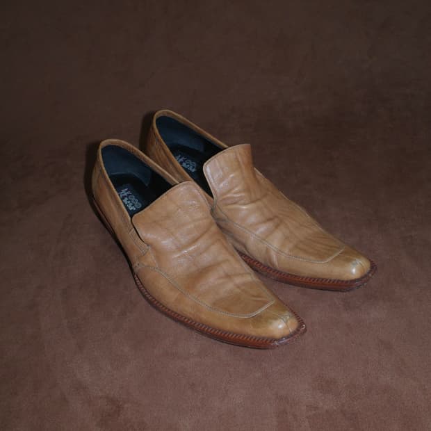 장폴고티에 턴업 토 레더 슈즈